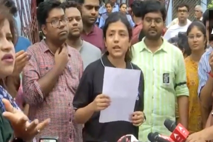 ধর্ষণ-খুনের ঘটনায় একগুচ্ছ দাবি আরজি করের জুনিয়র চিকিৎসকদের