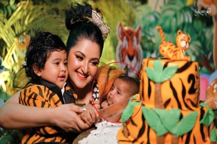 মেয়ের ছবি প্রকাশ্যে আনলেন পরীমণি