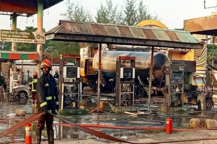 ময়মনসিংহে ফিলিং স্টেশনে অগ্নিকাণ্ডে নিহত বেড়ে ২