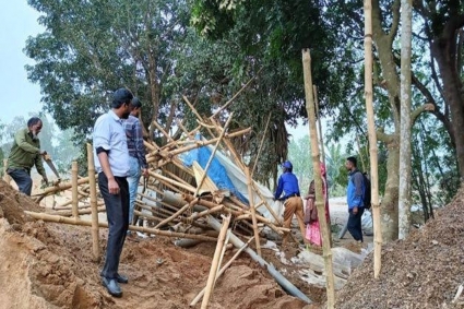 অবৈধ বালু উত্তোলন, অভিযানে ৪০ মিনি ড্রেজার ও পাইপ ধ্বংস