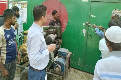 কেরানীগঞ্জে অবৈধ গ্যাস সংযোগ বিচ্ছিন্ন,জরিমানা ৮০ হাজার টাকা