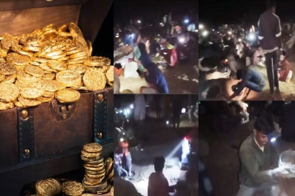 সিনেমা দেখে গুপ্তধনের খোঁজে গ্রামবাসী, রাতভর চলল মাটি খোঁড়াখুঁড়ি!