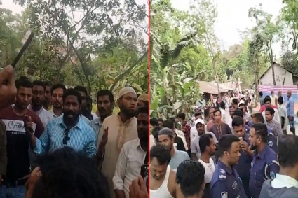 ইফতার মাহফিলে ব্যানার লাগানো নিয়ে বিএনপির দুই পক্ষের সংঘর্ষ