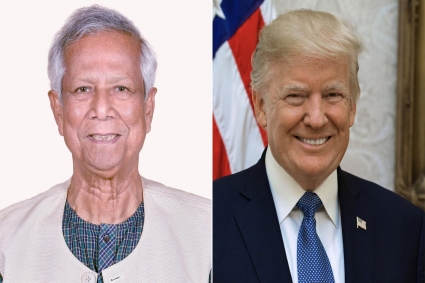 বাংলাদেশ ও ড. ইউনূসকে শুভেচ্ছা ট্রাম্পের, সম্পর্ক জোরদারের বার্তা