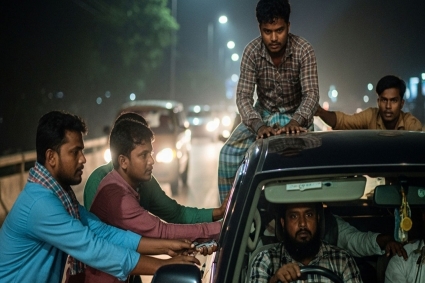 গভীর রাতে সড়কে নাটকীয় ঘটনা : ডাকাতি-দুর্ঘটনা-খুন-গণপিটুনি-মৃত্যু