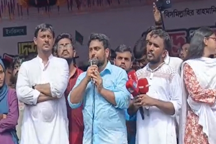 নতুন করে কোনো গডফাদারের আবির্ভাব হতে দেব না : নাহিদ ইসলাম 