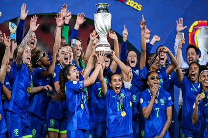 ৮ গোলের রুদ্ধশ্বাস লড়াইয়ের পর টাইব্রেকারে জিতে চ্যাম্পিয়ন ব্রাজিল