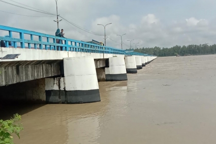 ডালিয়া পয়েন্টে তিস্তার পানি বিপৎসীমার ৭ সেন্টিমিটার ওপরে