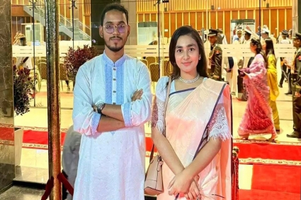 বাগদান সারলেন এনসিপি নেতা হান্নান মাসউদ