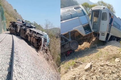 মেক্সিকোতে লাইন থেকে ট্রেনের বিচ্যুতিতে নিহত ১৩ যাত্রী