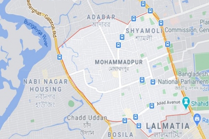 মোহাম্মদপুরের চাঁদ উদ্যান এলাকায় বস্তিতে আগুন