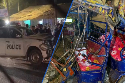 রোহিঙ্গা ক্যাম্প থেকে ফেরার পথে দুর্ঘটনার কবলে ওজিলের গাড়িবহর