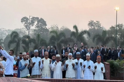 স্বাধীনতা দিবসে স্মৃতিসৌধে বিরোধীদলীয় নেতা শফিকুর রহমানের শ্রদ্ধা