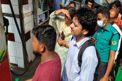 ডিজেল পরিমাপে কম দিচ্ছিল চট্টগ্রামের ফিলিং স্টেশন, জরিমানা