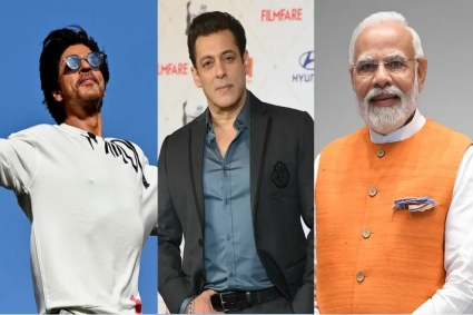 এক ছাদের নিচে শাহরুখ, সালমান ও মোদি!