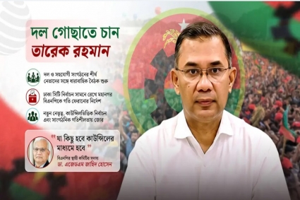 কাউন্সিলের মাধ্যমে নেতৃত্ব নির্বাচনের ইঙ্গিত তারেক রহমানের
