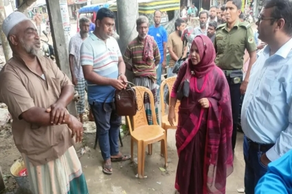 গরুর পঁচা মাংস বিক্রির দায়ে ব্যবসায়ীকে জরিমানা
