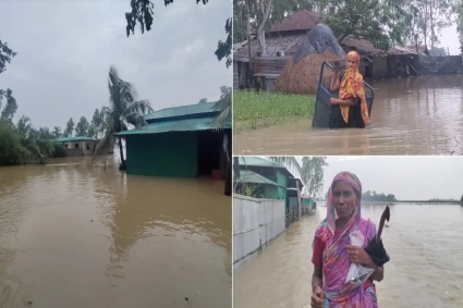 সব হারিয়ে পরের ঘরে নুরুন্নাহার-সাজেদারা, মেলেনি ত্রাণের সহায়তা