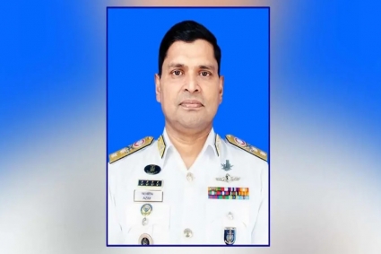 নতুন নৌবাহিনী প্রধান হলেন খোন্দকার মিসবাহ উল আজীম