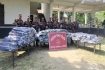 নৌকায় আসা ৯০ লাখ টাকার ভারতীয় থান কাপড় জব্দ বিজিবির